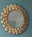 Coastal Shell Halo Mirror