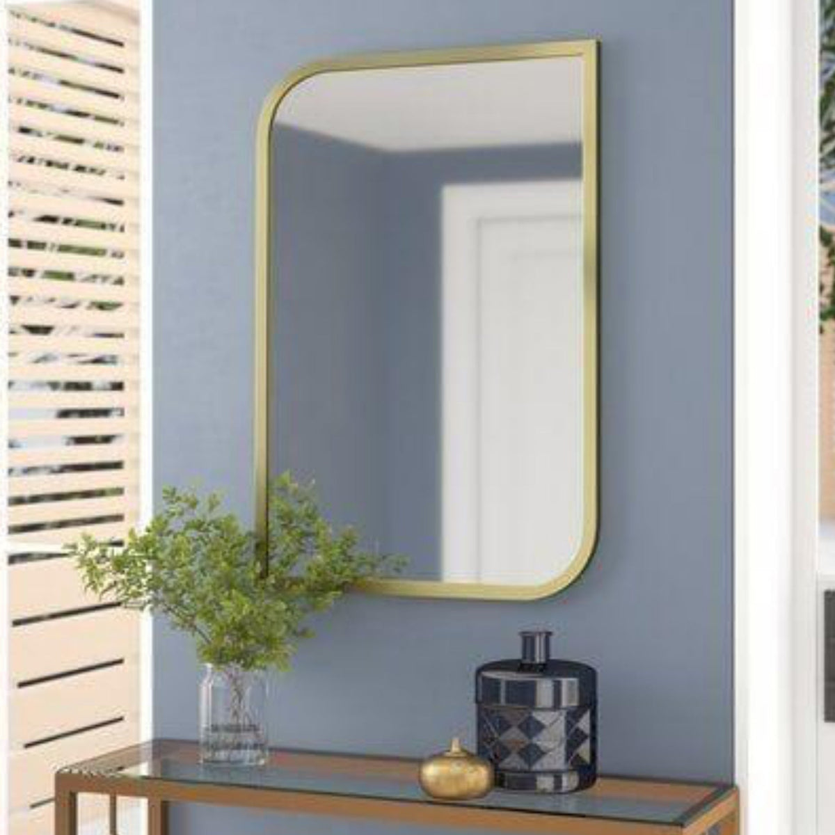 Soft-Edge Rectangle Vanity Mirror