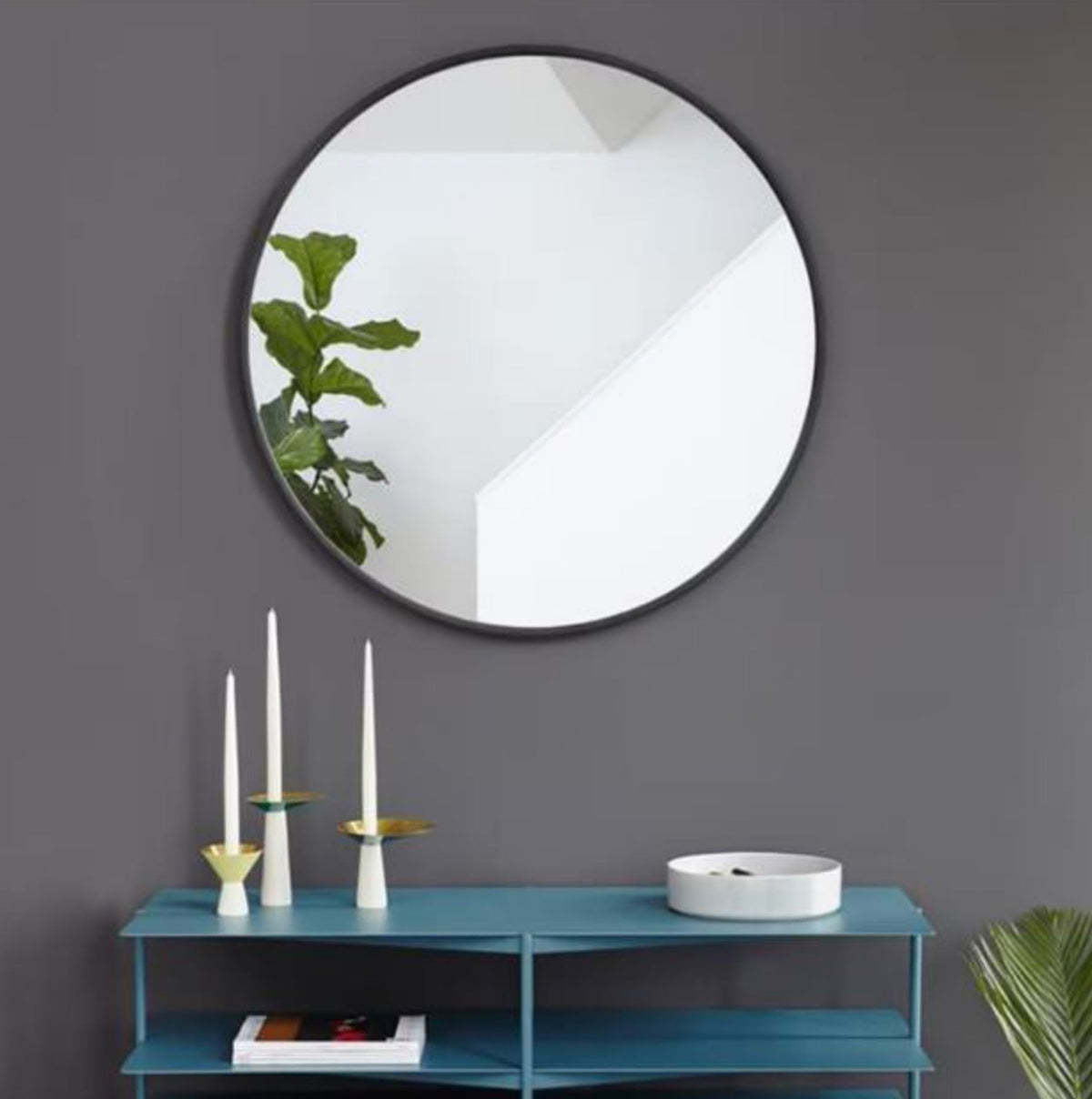Minimal Edge Round Mirror