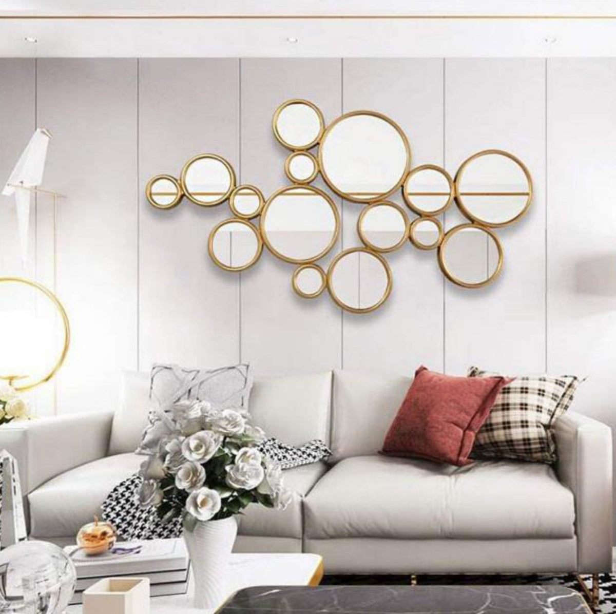 Cascade Bubbles Horizontal Mirror