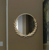 Laurel Crest Round Mirror