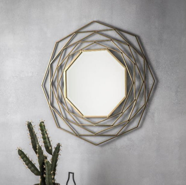 Faceted Helix Octagon Mirror