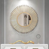Meridian Spoke Round Mirror