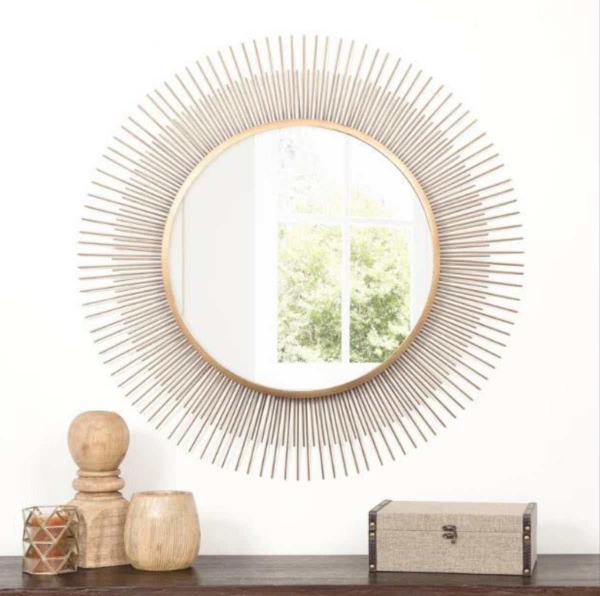 Meridian Pin Sunburst Mirror