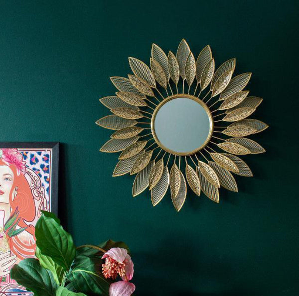 Filigree Petal Sun Mirror