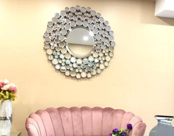 Orbit Capsule Round Mirror