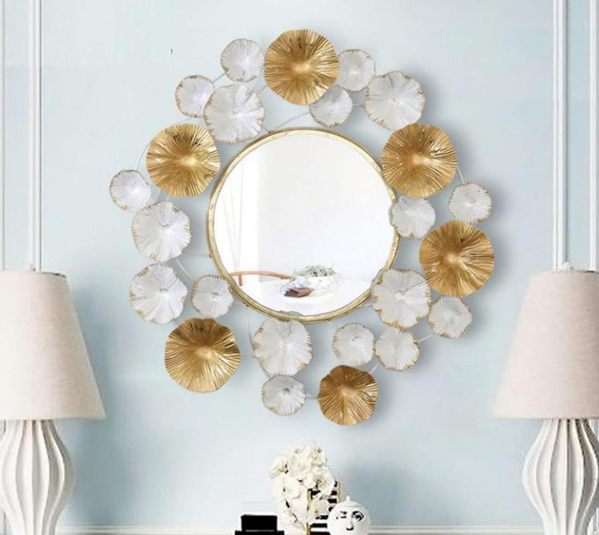 Marigold Medallion Round Mirror